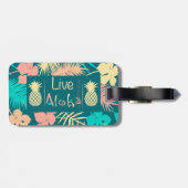 Hawaiian Life Aloha Gepäck Tag Gepäckanhänger (Rückseite horizontal)