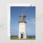 Hawaiian Lighthouse Postcard Postkarte (Vorne/Hinten)