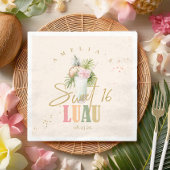Hawaiian Luau 16 . Geburtstag ID1092 Serviette