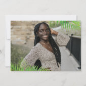 Hawaiian Luau Abschluss 2 Foto Ankündigung (Rückseite)