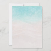 Hawaiian Luau Aloha Pineaple Baby Shower Einladung (Rückseite)