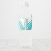 Hawaiian Luau, Ananas Wasserflaschenetikett (Rückseite)