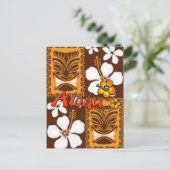 Hawaiian Luau Ankündigungspostkarte (Stehend Vorderseite)