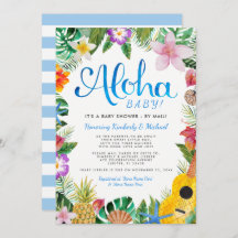 Hawaiian Luau Baby Shooter by Mail| Blau