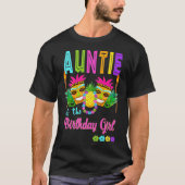 Hawaiian Luau Birthday Party Matching Tiki T-Shirt (Vorderseite)