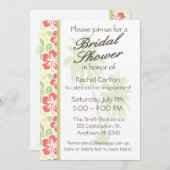 Hawaiian Luau Bridal Dusche Einladung (Vorne/Hinten)