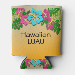 Hawaiian Luau Can Coolers Dosenkühler