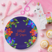 Hawaiian Luau Holiday Celebration Pappteller (Party)