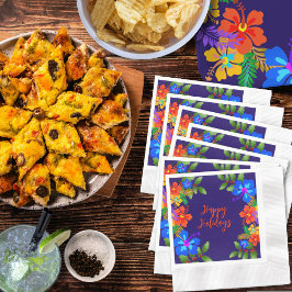 Hawaiian Luau Holiday Office-Party Serviette
