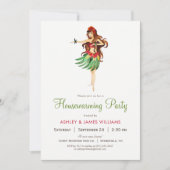 Hawaiian Luau Housewarming Party Einladung (Vorderseite)