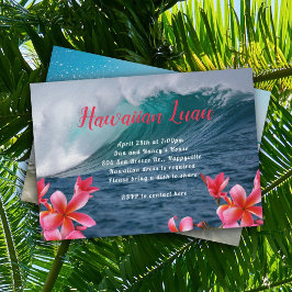 Hawaiian Luau Party Einladung Crashwellen