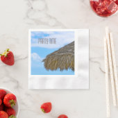 Hawaiian Luau Party tiki Hütte Serviette (Beispiel)