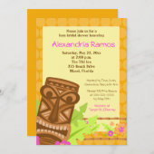 Hawaiian Luau Tiki 12x18 Brautparty Einladung (Vorne/Hinten)