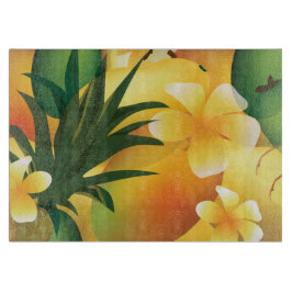 Hawaiian Luau Tropical Food Cutting Board Schneidebrett