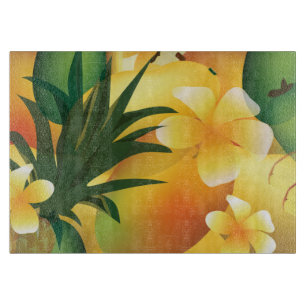 Hawaiian Luau Tropical Food Cutting Board Schneidebrett