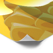 Hawaiian Luau Tropical Party Tiki Bar Poster (Ecke)