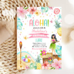 Hawaiian Luau Tropical Pool Beach Party Geburtstag Einladung<br><div class="desc">Wir freuen uns,  Sie zu unserer Tropical Birthday Party begrüßen zu dürfen! Tropical Luau Hawaiian Thema.</div>
