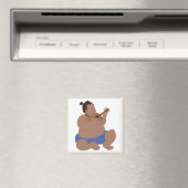 Hawaiian Man Magnet (In Situ (Geschirrspüler))