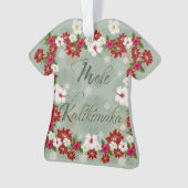 Hawaiian Mele Kalikimaka Shirt Ornament (Vorderseite)