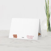 Hawaiian Mele Kalikimaka Weihnachtswreath Karte (Rückseite)