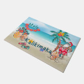 Hawaiian Mele Kalikimaka Welcome Mat Fußmatte (Schrägansicht)