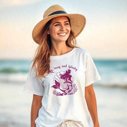 Hawaiian Mermaid-Salty, Sassy und Splashy T-Shirt
