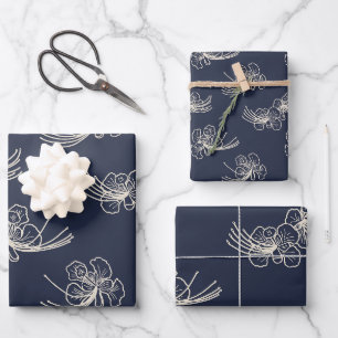 Hawaiian Modern Ohai aliii Geschenkpapier Set