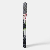 Hawaiian Monstera Tapa und Hibiskus Phone Case (Rückseite / Rechts)