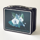 Hawaiian Moonlit Orchids Retro Lunch Box (Rückseite)