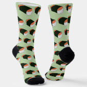 Hawaiian Musubi Sushi-Muster Socken (Gewinkelt)