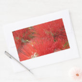 Hawaiian Native Ohia Lehua Blume Design Rechteckiger Aufkleber (Umschlag)