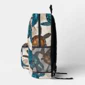 Hawaiian Nautical Ocean Sea Turtle Bedruckter Rucksack (Rechts)
