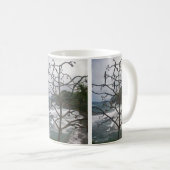 Hawaiian Ocean Beach Tree Foto View Kaffeetasse (VorderseiteRechts)