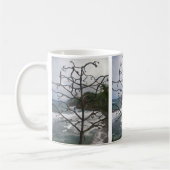 Hawaiian Ocean Beach Tree Foto View Kaffeetasse (Links)