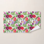 Hawaiian orchid bath towel set (Handtuch)