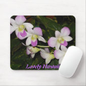 Hawaiian Orchids Mousepad (Mit Mouse)