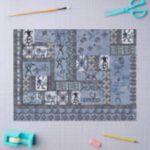 Hawaiian Paddleman Petroglyph Tapa Tissue Paper Seidenpapier (Basteln)