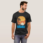 Hawaiian Palm Beach Hawaii T-Shirt (Vorne ganz)