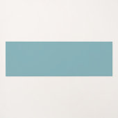 Hawaiian Palm Tree Silhouette Muster Aquamarin ID1 Yogamatte (Rückseite (Horizontal))