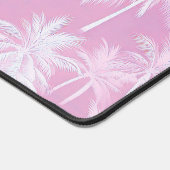 Hawaiian Palm Tree Silhouette Muster Plum ID1093 Schreibtischunterlage (Ecke)