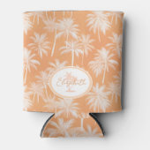 Hawaiian Palm Tree Silhouette Muster Tacao ID1093 Dosenkühler (Vorderseite)