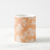 Hawaiian Palm Tree Silhouette Muster Tacao ID1093 Kaffeetasse (Mittel)