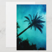 Hawaiian Palm Trees Briefpapier (Vorne/Hinten)
