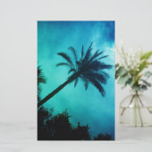 Hawaiian Palm Trees Briefpapier (Stehend Vorderseite)