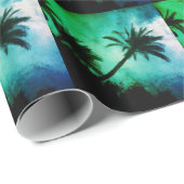 Hawaiian Palm Trees Geschenkpapier (Rolleneckpunkt)