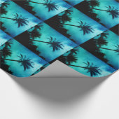 Hawaiian Palm Trees Geschenkpapier (Ecke)