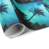 Hawaiian Palm Trees Geschenkpapier (Rolleneckpunkt)