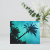 Hawaiian Palm Trees Postkarte (Stehend Vorderseite)