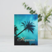 Hawaiian Palm Trees Postkarte (Stehend Vorderseite)