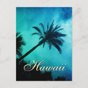 Hawaiian Palm Trees Postkarte